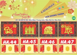 LỊCH LÒ XO GIỮA KHUNG TRANH